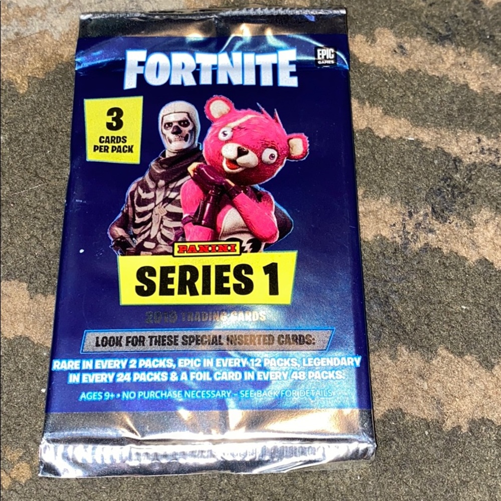 38 set of unopened fortnite cards